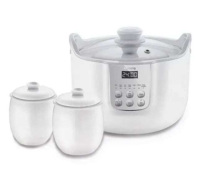 Joyoung White Porclain Slow Cooker White Porcelain Stew Pot D-818S