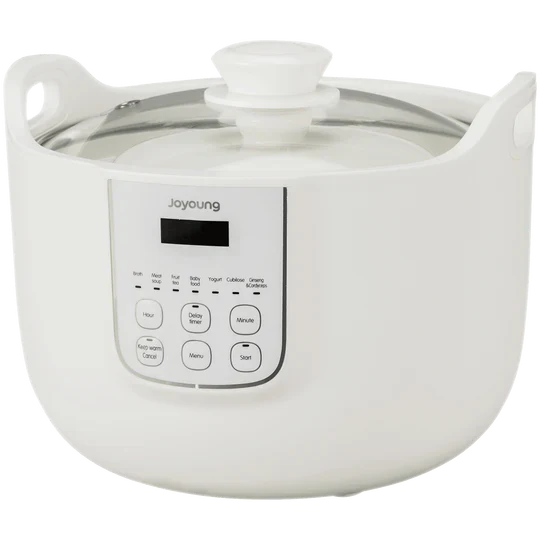 Joyoung White Porclain Slow Cooker White Porcelain Stew Pot D-818S