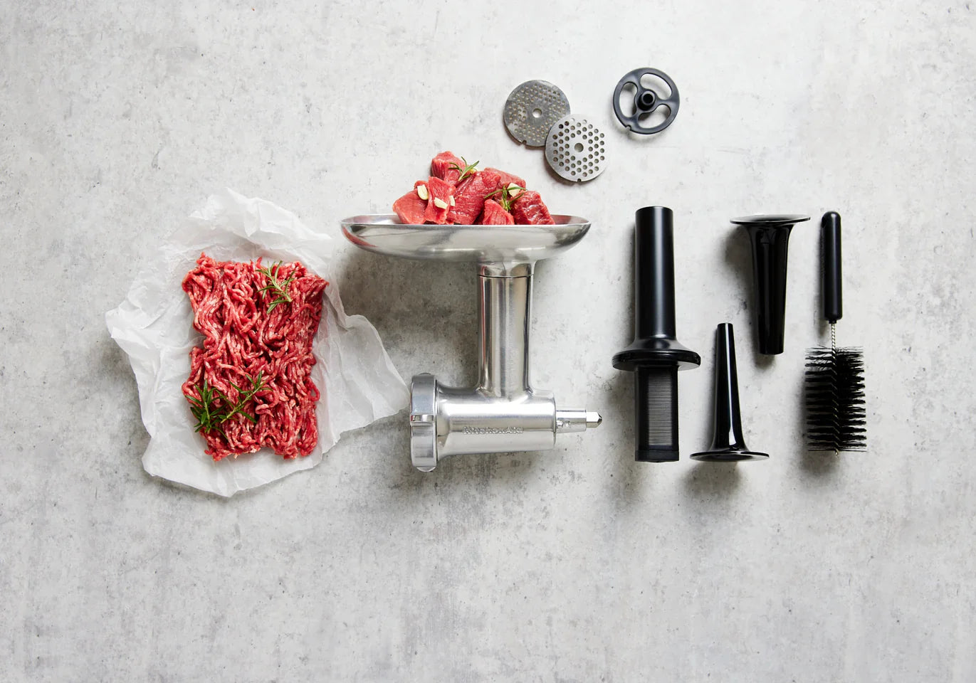 Metal Food Grinder Attachment 5KSMMGA
