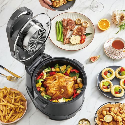 Hoper Layer Hoper Layer Multi-functional 2 in 1 air fryer & smokeless BBQ grill KZ-50