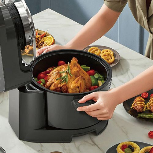 Hoper Layer Hoper Layer Multi-functional 2 in 1 air fryer & smokeless BBQ grill KZ-50