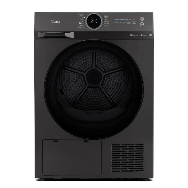 Midea 9KG Heat Pump Tumble Dryer - Smart Control - Black Color MD200H90WB/T-AU