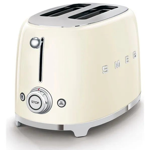 SMEG 2 Slice Toaster (Cream) TSF01CRAU
