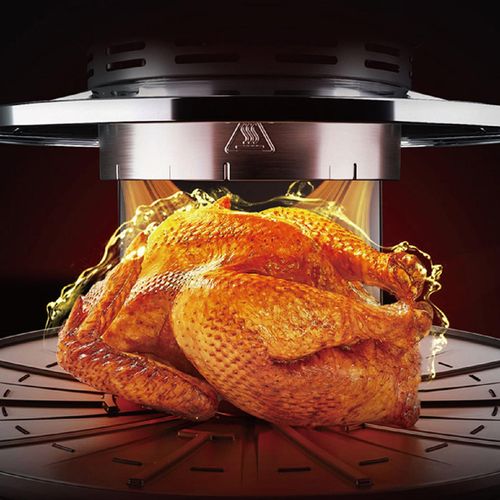 Hoper Layer Hoper Layer Multi-functional 2 in 1 air fryer & smokeless BBQ grill KZ-50
