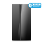 Midea 584L  Fridge Freezer Black Glass MDRS710SBF22AP