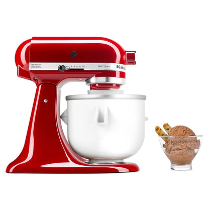 KitchenAid Ice Cream Bowl Maker Attachment for Stand Mixer KICA0WH