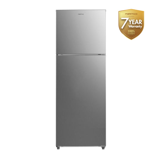 Parmco 362L Silver Single Door Top Mount Fridge Freezer FR362STMFF