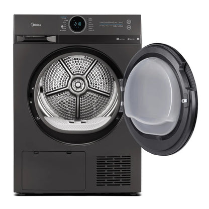 Midea 9KG Heat Pump Tumble Dryer - Smart Control - Black Color MD200H90WB/T-AU