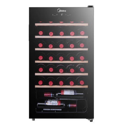 Midea 93L Black Wine Cooler MDRW150WCF22AP