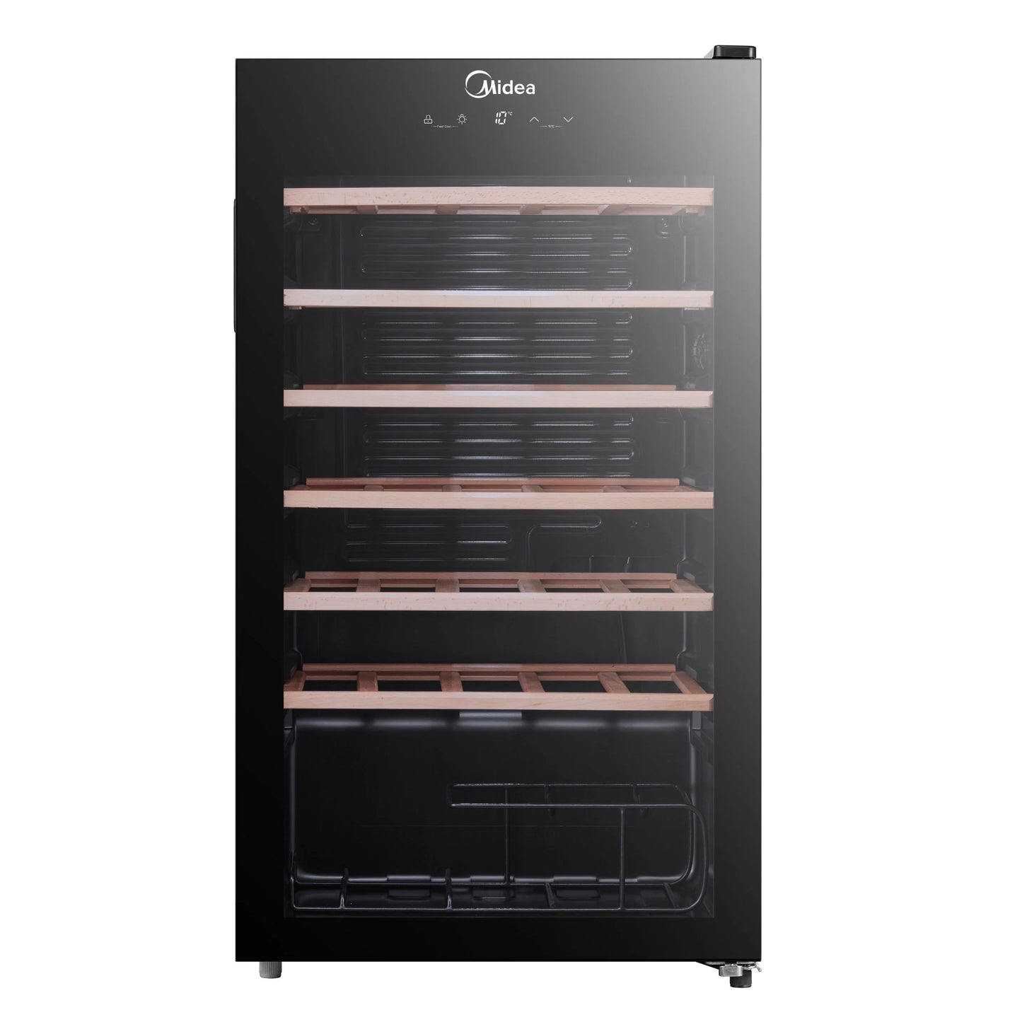 Midea 93L Black Wine Cooler MDRW150WCF22AP