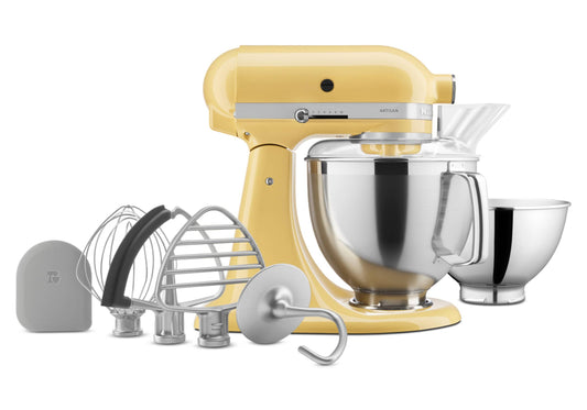 KitchenAid 4.7L Artisan Stand Mixer KSM195 (Majestic Yellow, Pistachio)