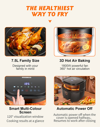 Hoper Layer Air fryer KZ-75