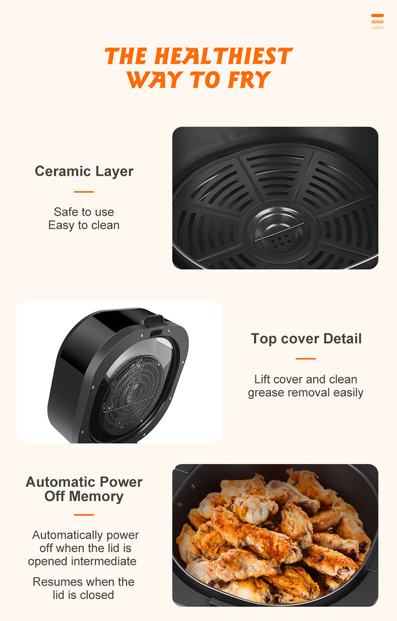 Hoper Layer Air fryer KZ-75