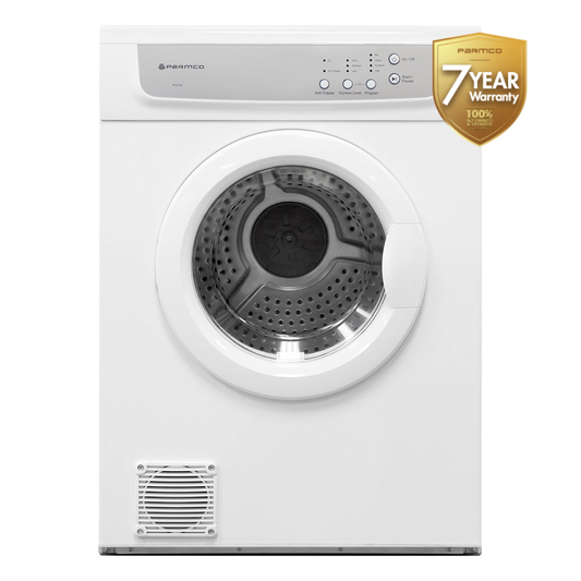 Parmco 7KG White Freestanding Sensor Reversible Tumble Dryer PT-F7-R