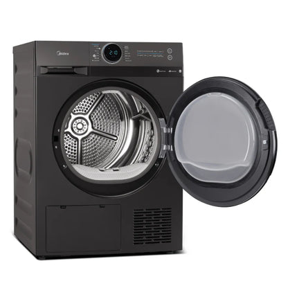 Midea 9KG Heat Pump Tumble Dryer - Smart Control - Black Color MD200H90WB/T-AU