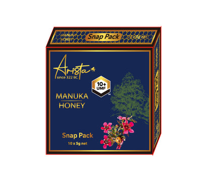 Arista Manuka Monofloral Honey UMF10+ Snap Pack 5g*10