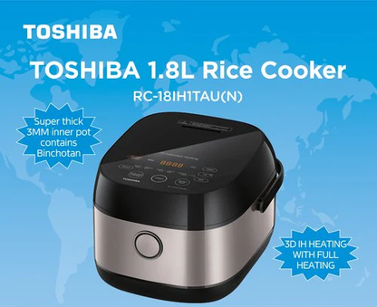 Toshiba 1.8L IH Rice Cooker RC-18IH1TAU(N)