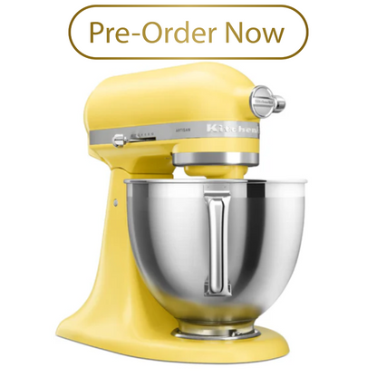 《Pre-order end of March》KitchenAid 4.7L Artisan Tilt-Head Stand Mixer - Butter KSM195 Colour Of The Year 2025