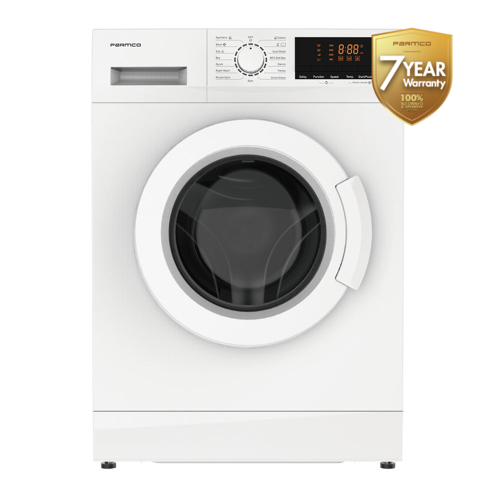 Parmco 8KG White Frontload Washing Machine WM8WF