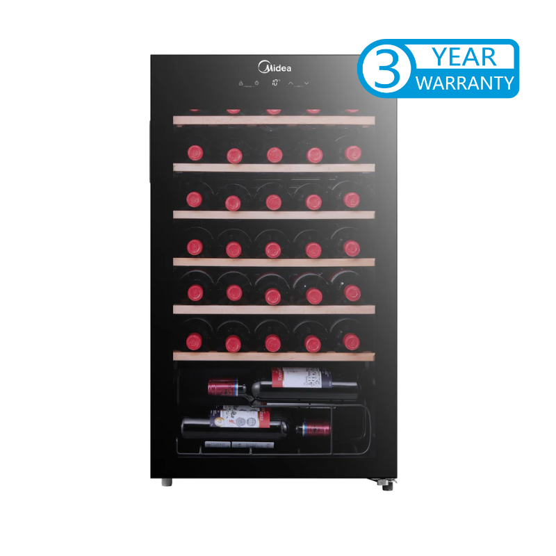 Midea 93L Black Wine Cooler MDRW150WCF22AP